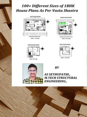 cover image of 100+ Different Sizes of 1 BHK House Plans As Per Vastu Shastra